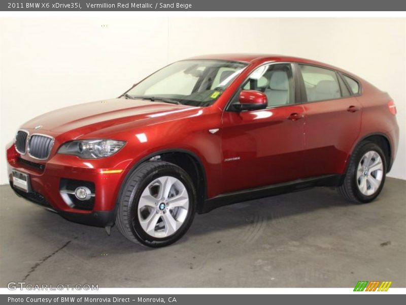 Vermillion Red Metallic / Sand Beige 2011 BMW X6 xDrive35i