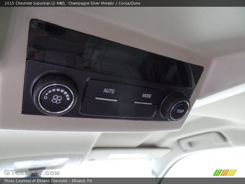 Champagne Silver Metallic / Cocoa/Dune 2015 Chevrolet Suburban LS 4WD