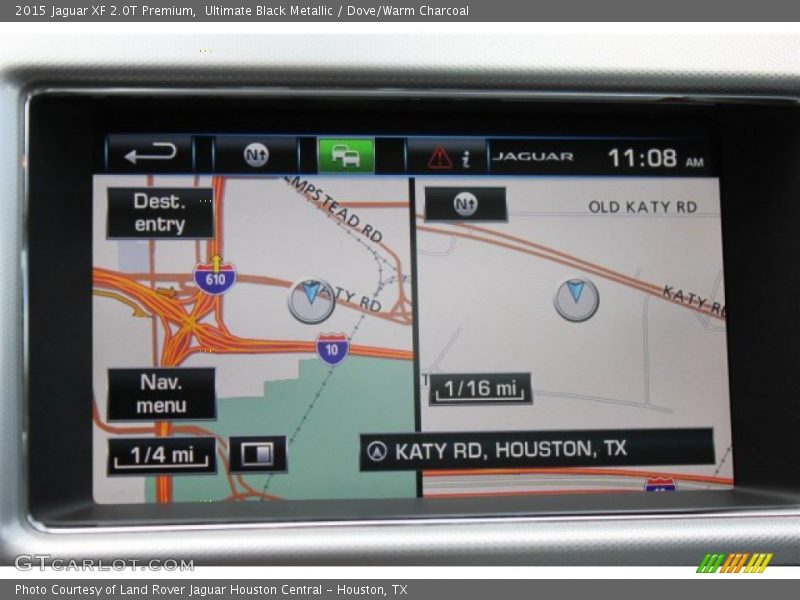 Navigation of 2015 XF 2.0T Premium