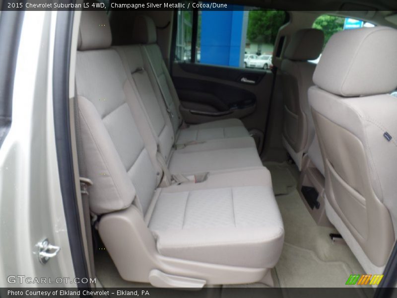 Champagne Silver Metallic / Cocoa/Dune 2015 Chevrolet Suburban LS 4WD
