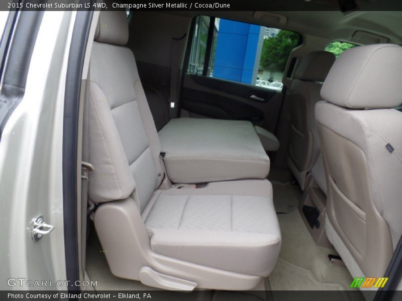 Champagne Silver Metallic / Cocoa/Dune 2015 Chevrolet Suburban LS 4WD