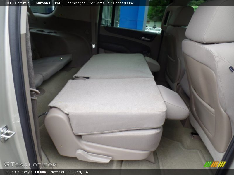 Champagne Silver Metallic / Cocoa/Dune 2015 Chevrolet Suburban LS 4WD