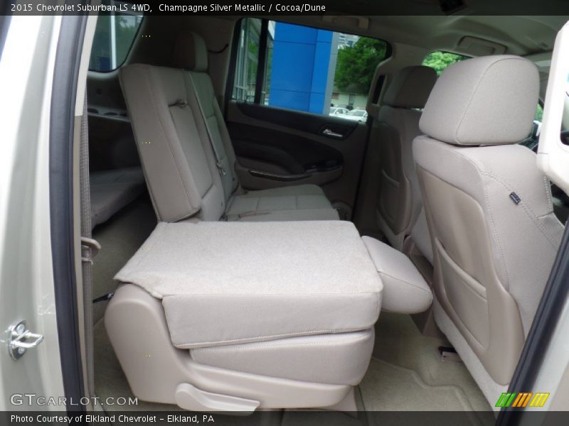 Champagne Silver Metallic / Cocoa/Dune 2015 Chevrolet Suburban LS 4WD