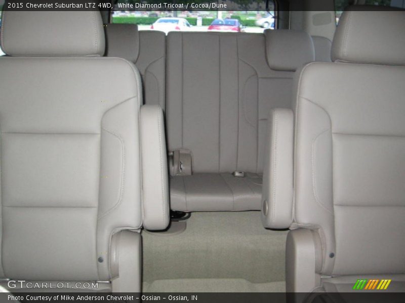 White Diamond Tricoat / Cocoa/Dune 2015 Chevrolet Suburban LTZ 4WD
