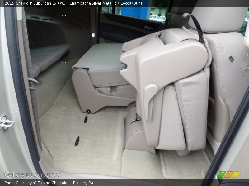 Champagne Silver Metallic / Cocoa/Dune 2015 Chevrolet Suburban LS 4WD