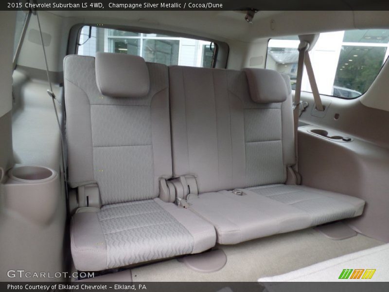 Champagne Silver Metallic / Cocoa/Dune 2015 Chevrolet Suburban LS 4WD