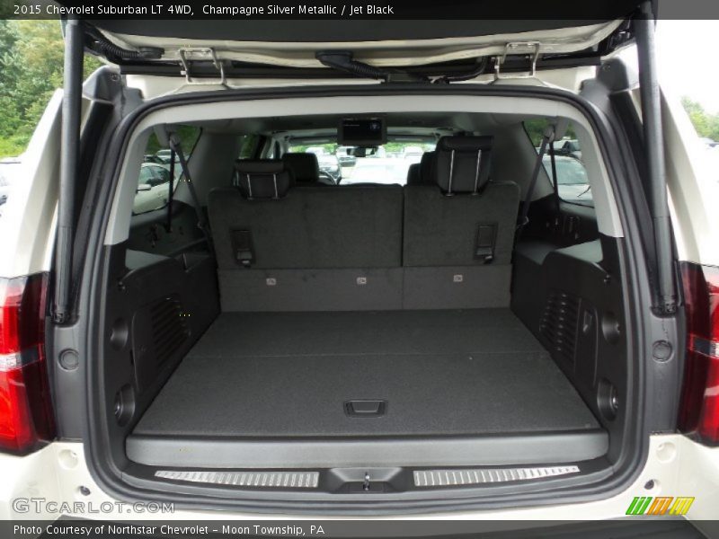 Champagne Silver Metallic / Jet Black 2015 Chevrolet Suburban LT 4WD