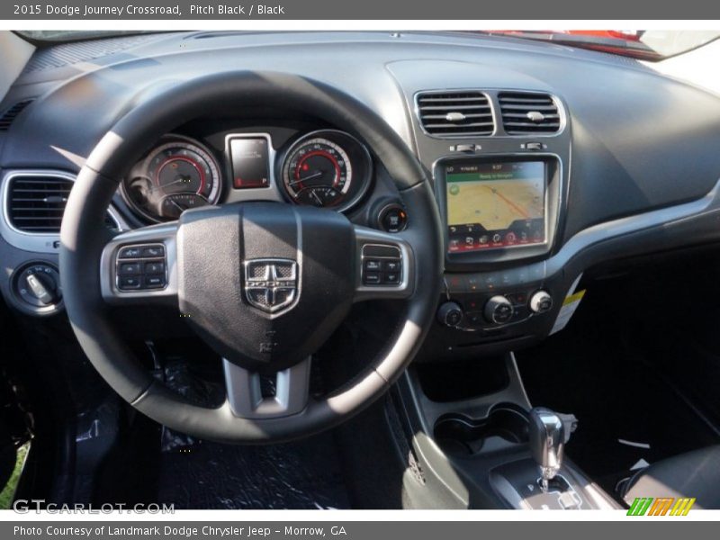 Pitch Black / Black 2015 Dodge Journey Crossroad