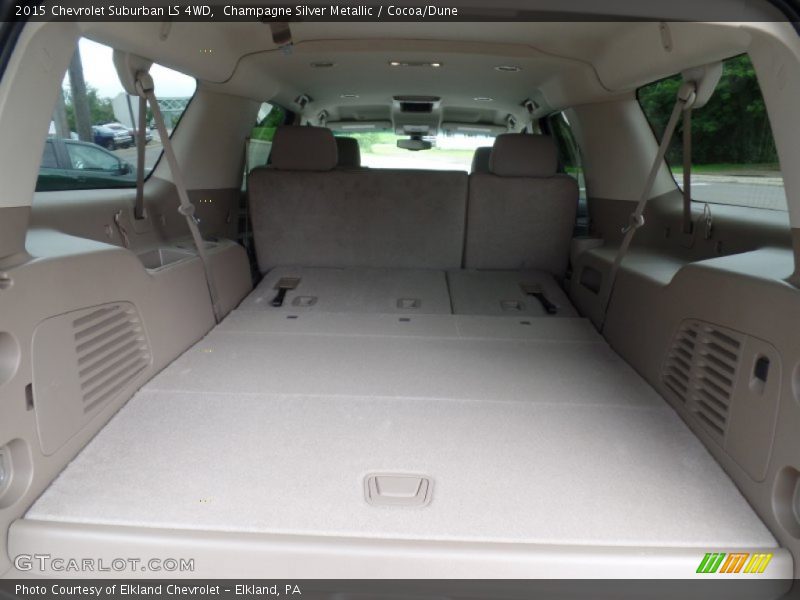 Champagne Silver Metallic / Cocoa/Dune 2015 Chevrolet Suburban LS 4WD