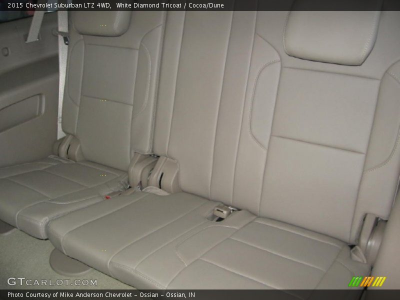 White Diamond Tricoat / Cocoa/Dune 2015 Chevrolet Suburban LTZ 4WD