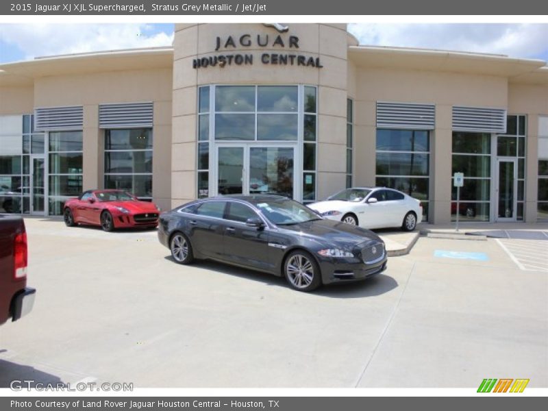 Stratus Grey Metallic / Jet/Jet 2015 Jaguar XJ XJL Supercharged