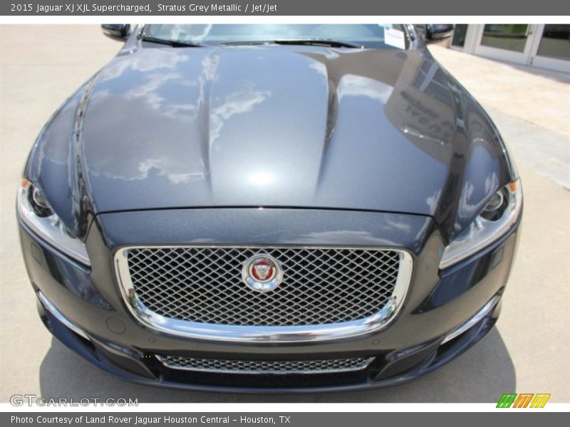 Stratus Grey Metallic / Jet/Jet 2015 Jaguar XJ XJL Supercharged
