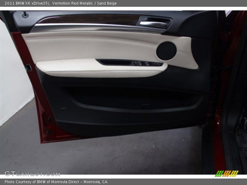 Vermillion Red Metallic / Sand Beige 2011 BMW X6 xDrive35i