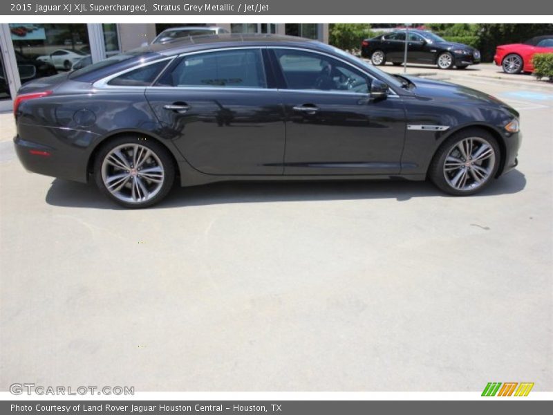 Stratus Grey Metallic / Jet/Jet 2015 Jaguar XJ XJL Supercharged
