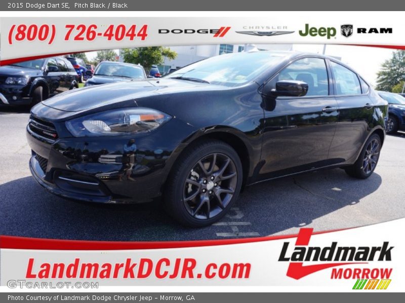 Pitch Black / Black 2015 Dodge Dart SE