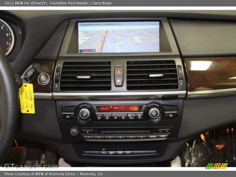 Vermillion Red Metallic / Sand Beige 2011 BMW X6 xDrive35i
