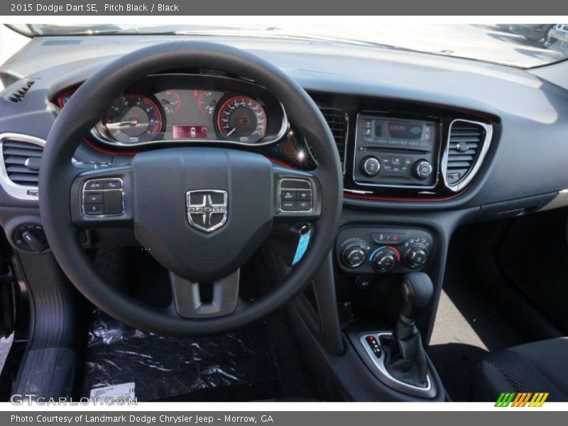 Pitch Black / Black 2015 Dodge Dart SE