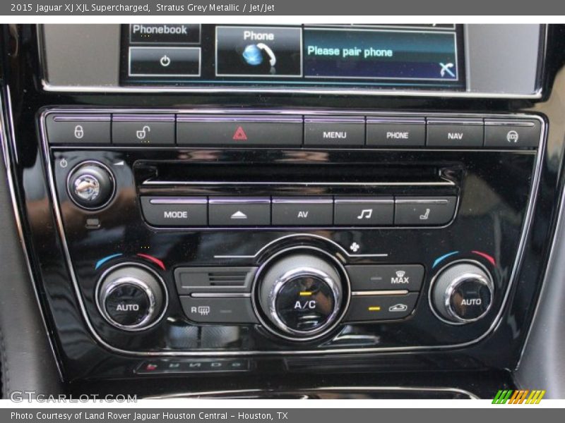 Controls of 2015 XJ XJL Supercharged