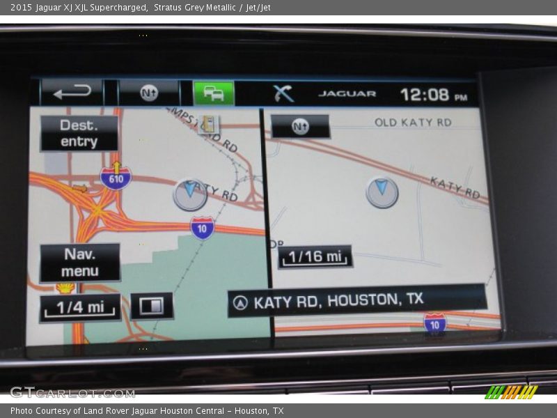 Navigation of 2015 XJ XJL Supercharged