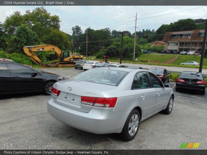 Bright Silver / Gray 2008 Hyundai Sonata GLS