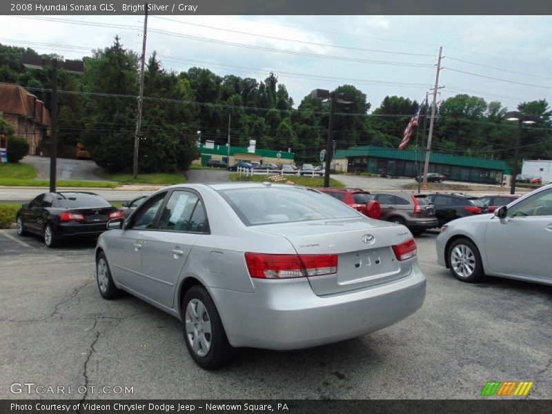 Bright Silver / Gray 2008 Hyundai Sonata GLS