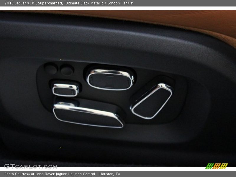 Ultimate Black Metallic / London Tan/Jet 2015 Jaguar XJ XJL Supercharged