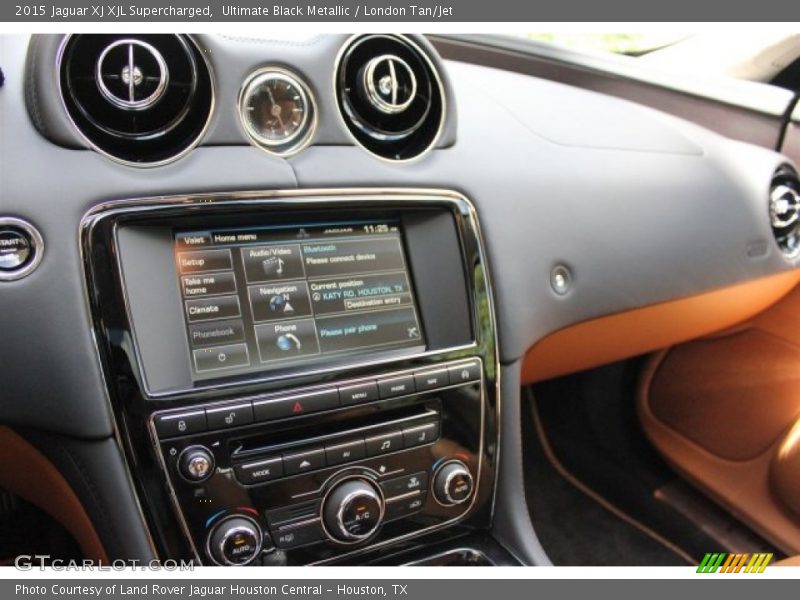 Ultimate Black Metallic / London Tan/Jet 2015 Jaguar XJ XJL Supercharged