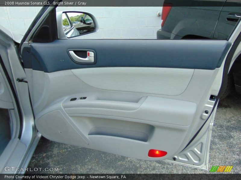 Bright Silver / Gray 2008 Hyundai Sonata GLS