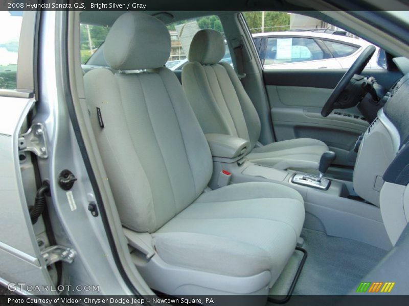 Bright Silver / Gray 2008 Hyundai Sonata GLS