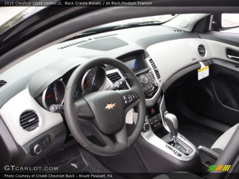 Black Granite Metallic / Jet Black/Medium Titanium 2016 Chevrolet Cruze Limited LS
