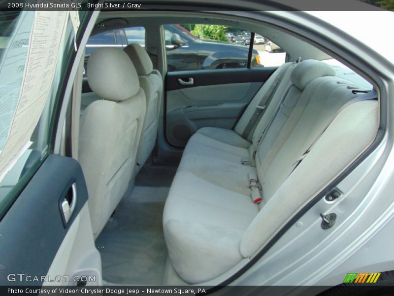 Bright Silver / Gray 2008 Hyundai Sonata GLS
