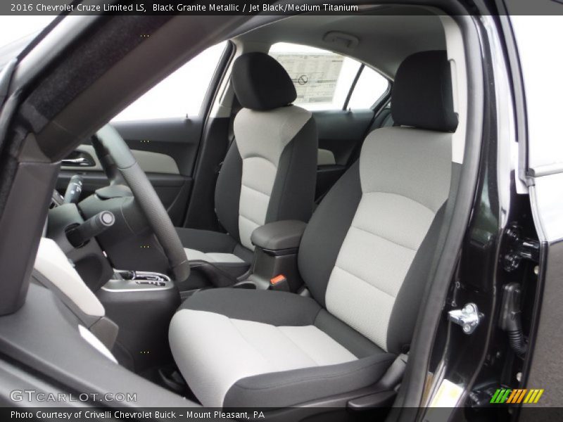 Black Granite Metallic / Jet Black/Medium Titanium 2016 Chevrolet Cruze Limited LS