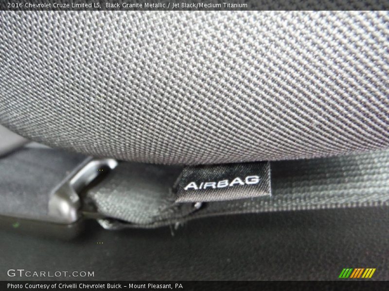 Black Granite Metallic / Jet Black/Medium Titanium 2016 Chevrolet Cruze Limited LS