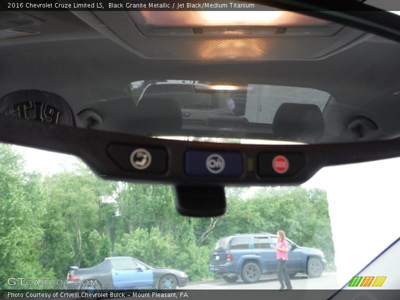 Black Granite Metallic / Jet Black/Medium Titanium 2016 Chevrolet Cruze Limited LS