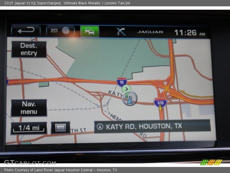 Navigation of 2015 XJ XJL Supercharged