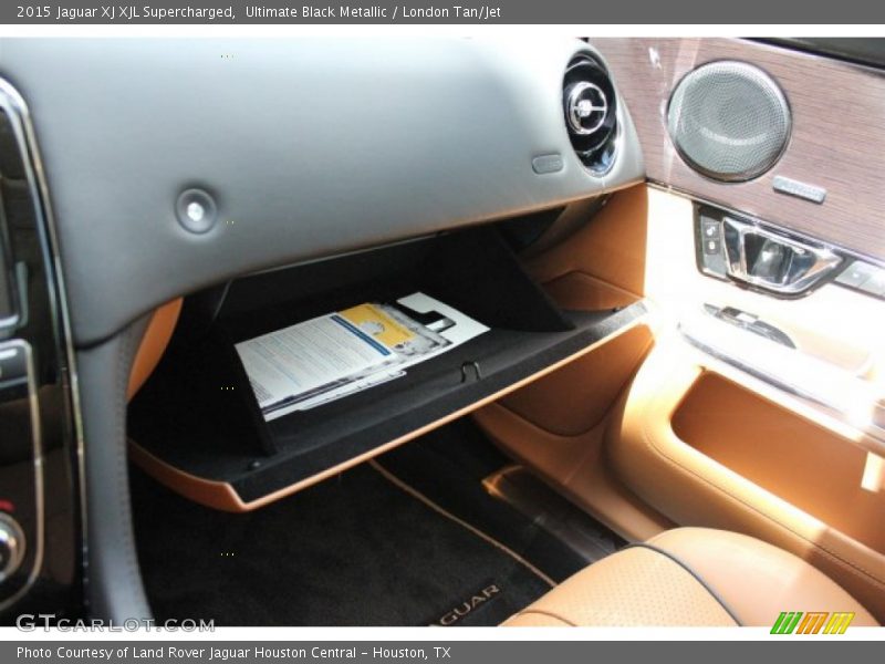 Ultimate Black Metallic / London Tan/Jet 2015 Jaguar XJ XJL Supercharged