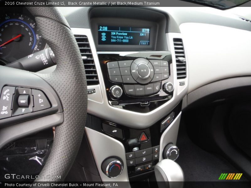 Black Granite Metallic / Jet Black/Medium Titanium 2016 Chevrolet Cruze Limited LS