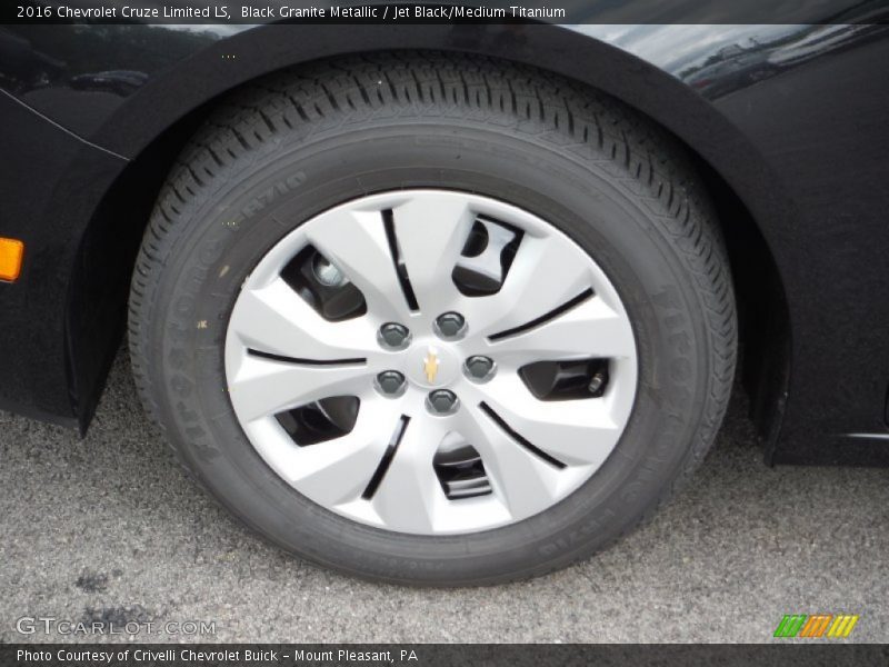 Black Granite Metallic / Jet Black/Medium Titanium 2016 Chevrolet Cruze Limited LS