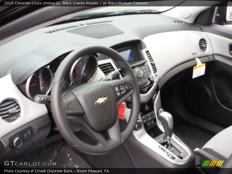 Black Granite Metallic / Jet Black/Medium Titanium 2016 Chevrolet Cruze Limited LS