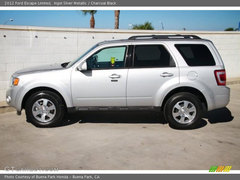 Ingot Silver Metallic / Charcoal Black 2012 Ford Escape Limited