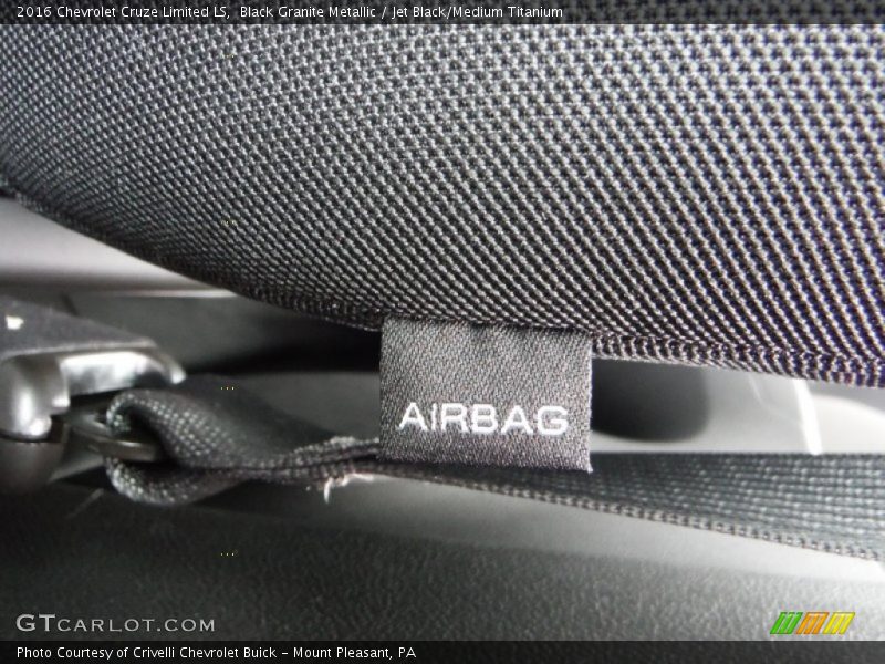 Black Granite Metallic / Jet Black/Medium Titanium 2016 Chevrolet Cruze Limited LS