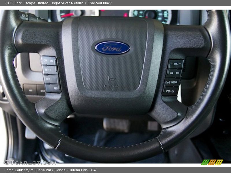 Ingot Silver Metallic / Charcoal Black 2012 Ford Escape Limited