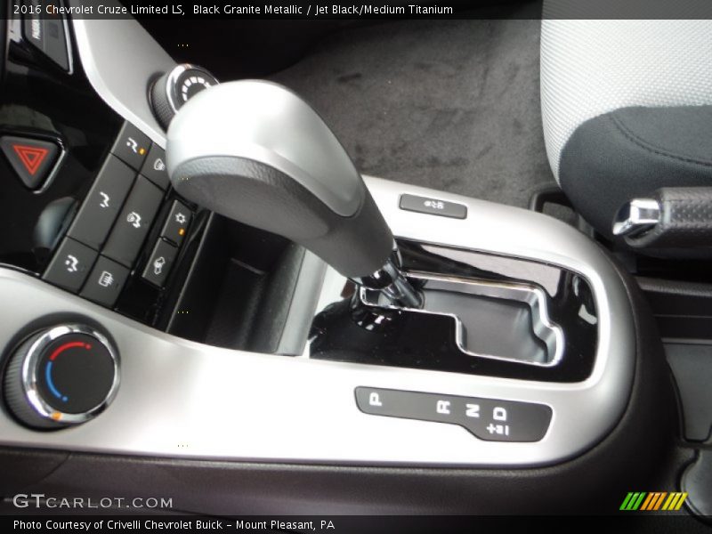 Black Granite Metallic / Jet Black/Medium Titanium 2016 Chevrolet Cruze Limited LS