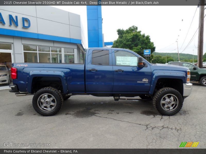 Deep Ocean Blue Metallic / Jet Black/Dark Ash 2015 Chevrolet Silverado 2500HD WT Double Cab 4x4