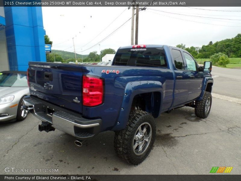 Deep Ocean Blue Metallic / Jet Black/Dark Ash 2015 Chevrolet Silverado 2500HD WT Double Cab 4x4