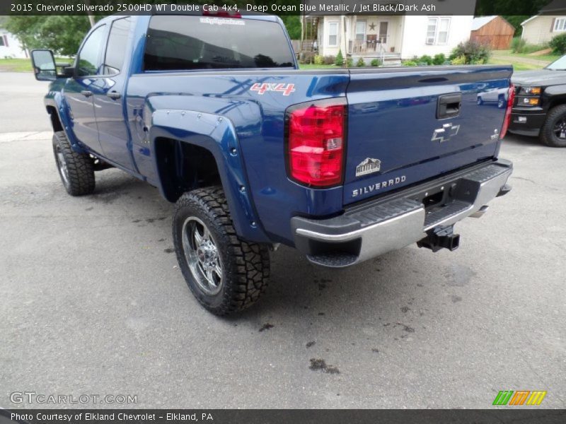 Deep Ocean Blue Metallic / Jet Black/Dark Ash 2015 Chevrolet Silverado 2500HD WT Double Cab 4x4