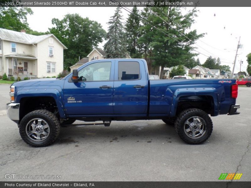  2015 Silverado 2500HD WT Double Cab 4x4 Deep Ocean Blue Metallic