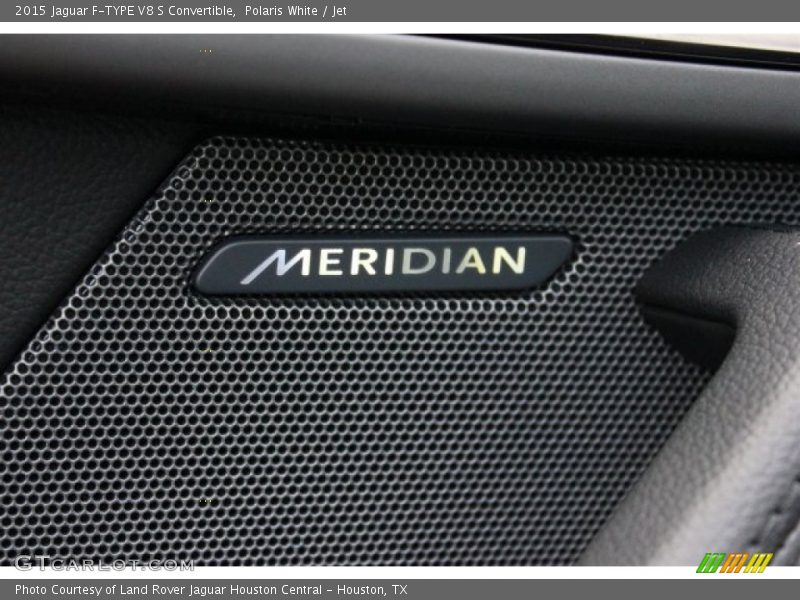 Polaris White / Jet 2015 Jaguar F-TYPE V8 S Convertible