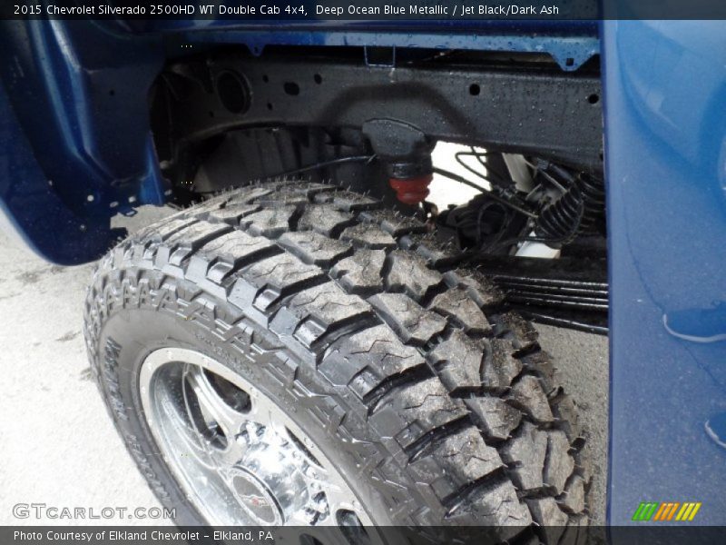 Deep Ocean Blue Metallic / Jet Black/Dark Ash 2015 Chevrolet Silverado 2500HD WT Double Cab 4x4