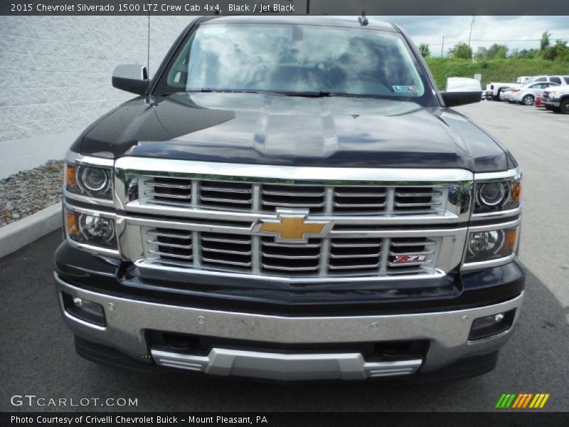 Black / Jet Black 2015 Chevrolet Silverado 1500 LTZ Crew Cab 4x4